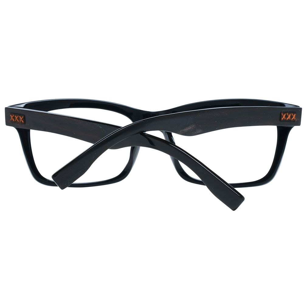 Ermenegildo Zegna Black Plastic Glasses (Frames)