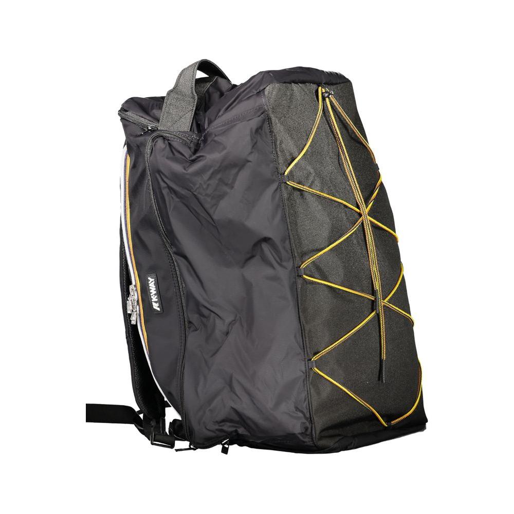 K-WAY Black Polyester Backpack K-WAY