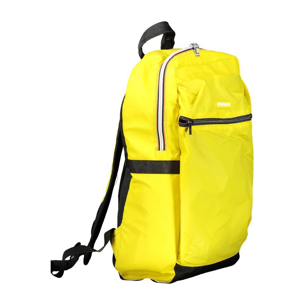 K-WAY Yellow Polyester Backpack K-WAY