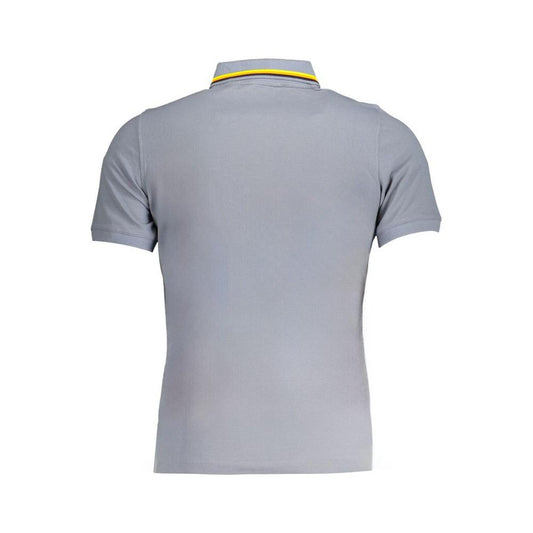 K-WAY Gray Cotton Polo Shirt K-WAY