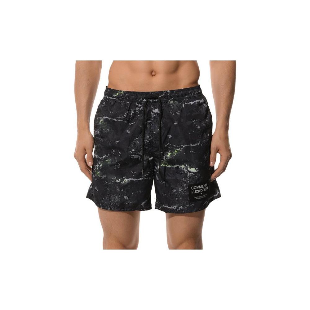 Comme Des Fuckdown Army Polyester Men Swimwear Comme Des Fuckdown