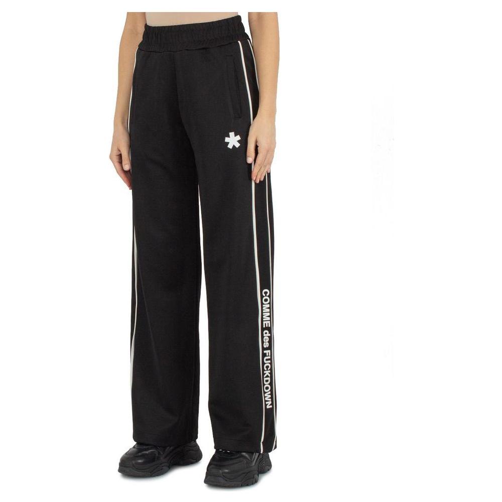 Comme Des Fuckdown Black Polyester Jeans & Pant Comme Des Fuckdown