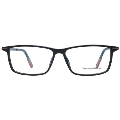 Ermenegildo Zegna Black Plastic Glasses (Frames) 1728,67345776800,Accessories,Black,Ermenegildo Zegna,Glasses (Frames) - Glasses and Sunglasses - Accessories,Glasses and Sunglasses - Accessories,Men,New with tags