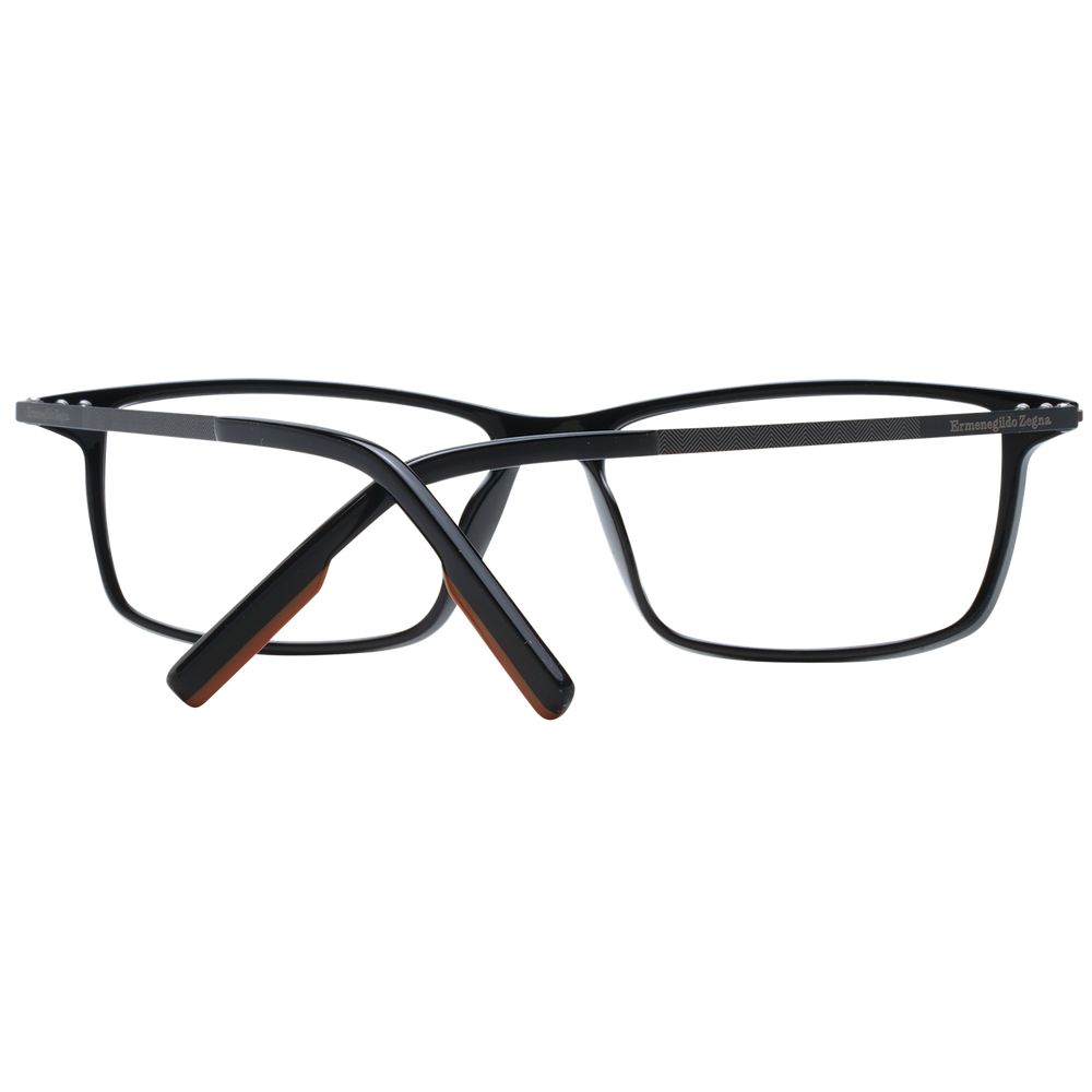 Ermenegildo Zegna Black Plastic Glasses (Frames) 1728,67345776800,Accessories,Black,Ermenegildo Zegna,Glasses (Frames) - Glasses and Sunglasses - Accessories,Glasses and Sunglasses - Accessories,Men,New with tags