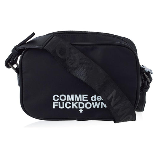 Comme Des Fuckdown Black Polyester Crossbody Bag Comme Des Fuckdown