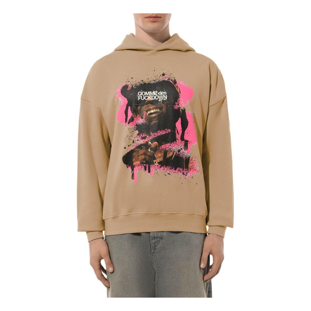 Comme Des Fuckdown Brown Cotton Sweater Comme Des Fuckdown