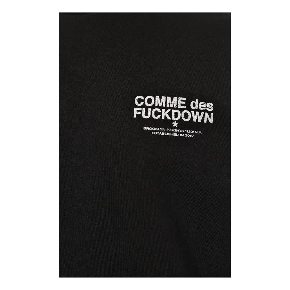 Comme Des Fuckdown Black Cotton Sweater Comme Des Fuckdown