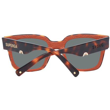 Sting Brown Acetate & Plastic Sunglasses Sting