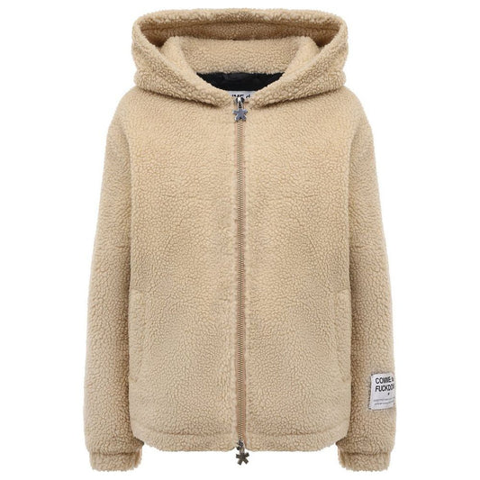 Comme Des Fuckdown Beige Polyester Jackets & Coat Comme Des Fuckdown