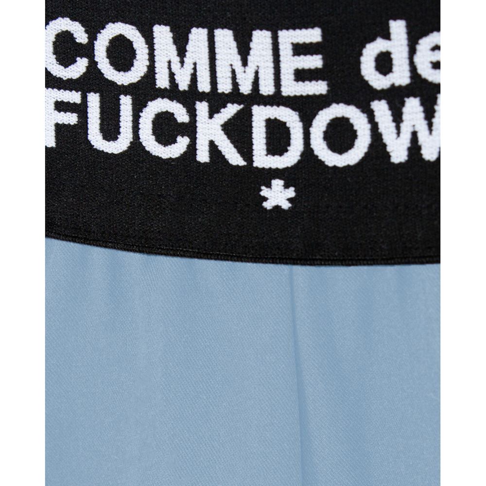 Comme Des Fuckdown Light Blue Polyester Jeans & Pant Comme Des Fuckdown