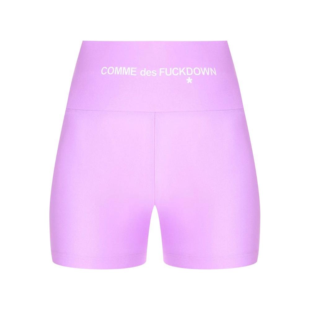 Comme Des Fuckdown Purple Polyester Short Comme Des Fuckdown