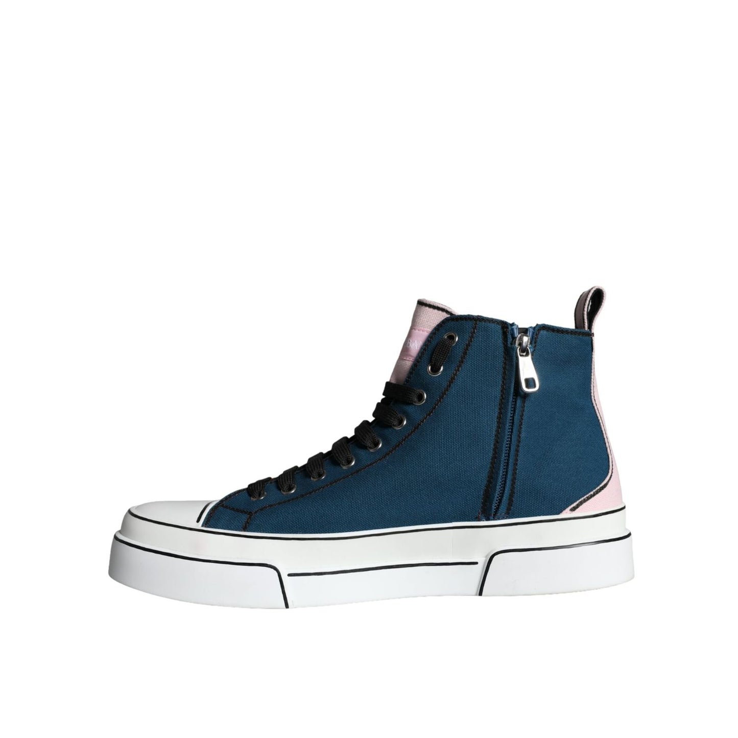 Dolce & Gabbana Multicolor Patchwork High Top Sneaker Shoes
