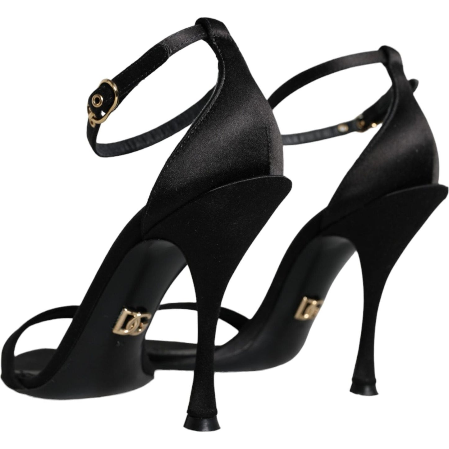 Dolce & Gabbana Black KEIRA Heels Ankle Strap Sandals Shoes Dolce & Gabbana