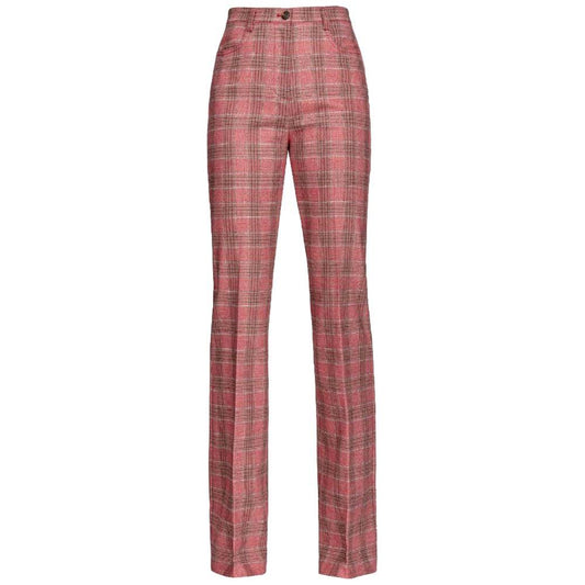 PINKO Red Polyester Jeans & Pant PINKO