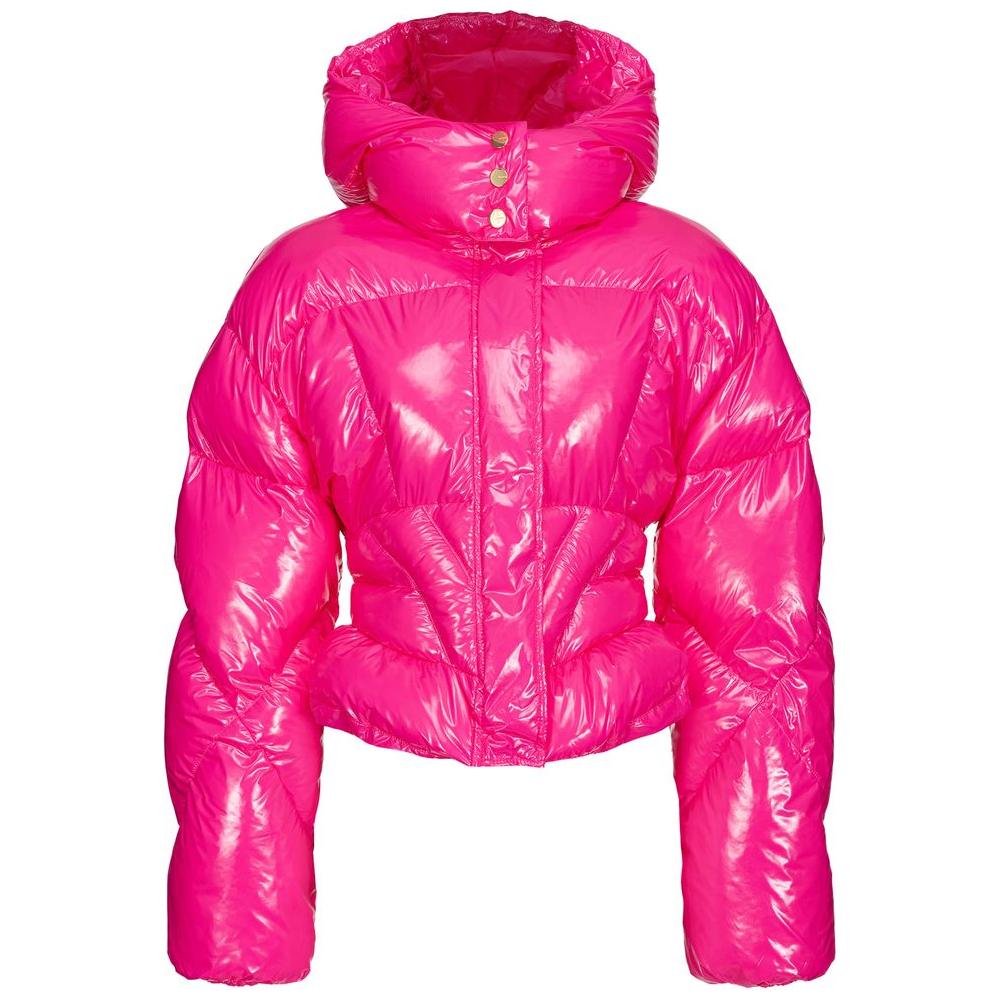 PINKO Fuchsia Nylon Jackets & Coat PINKO