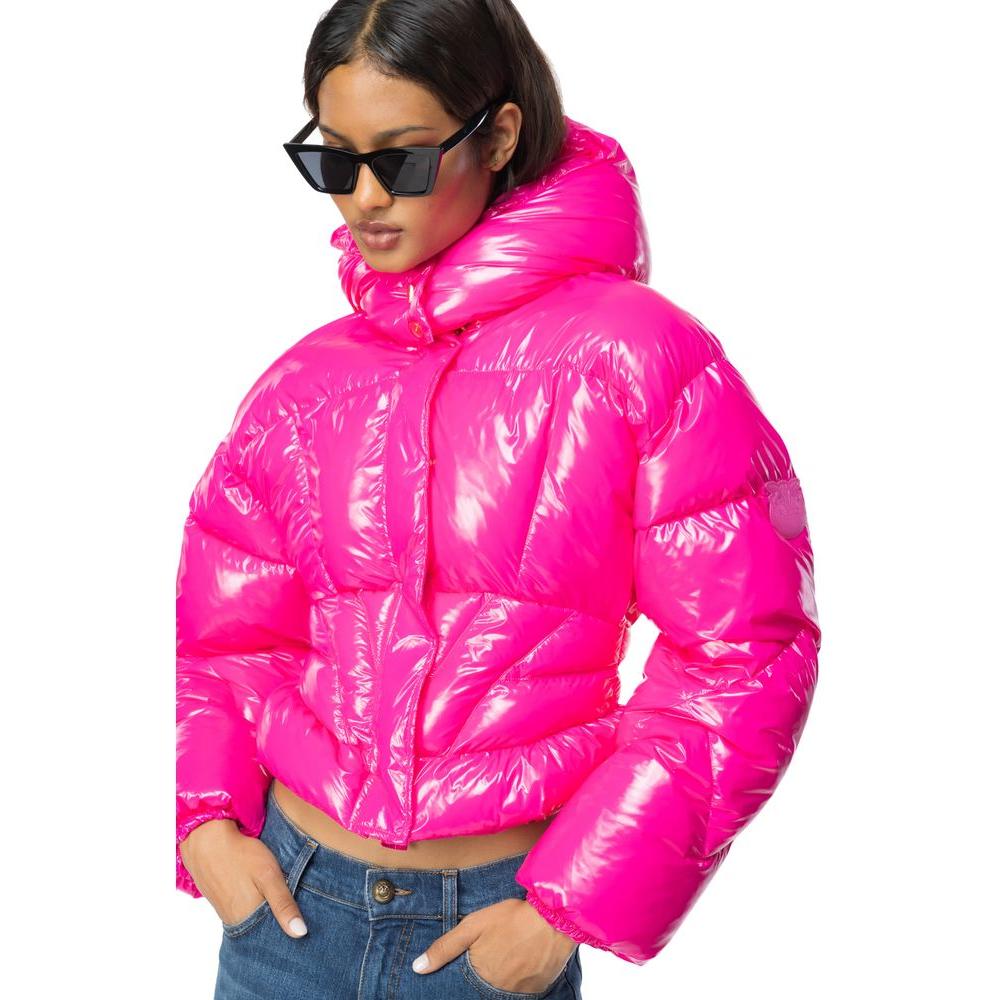 PINKO Fuchsia Nylon Jackets & Coat PINKO