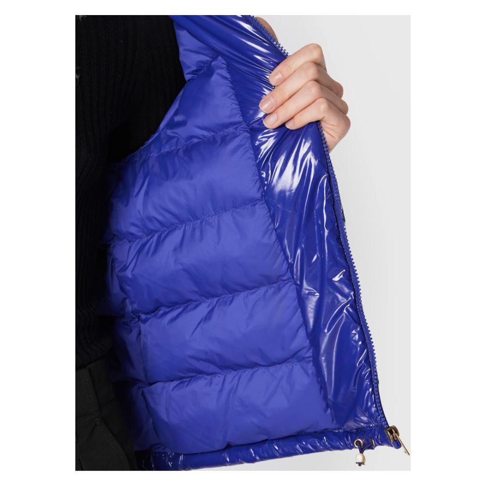 PINKO Blue Nylon Jackets & Coat PINKO