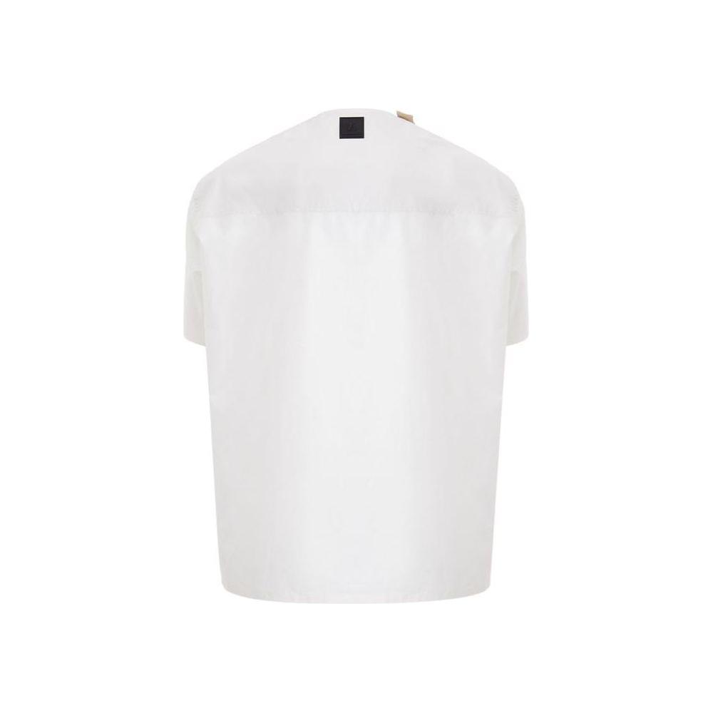 Emporio Armani White Cotton Sweater Emporio Armani