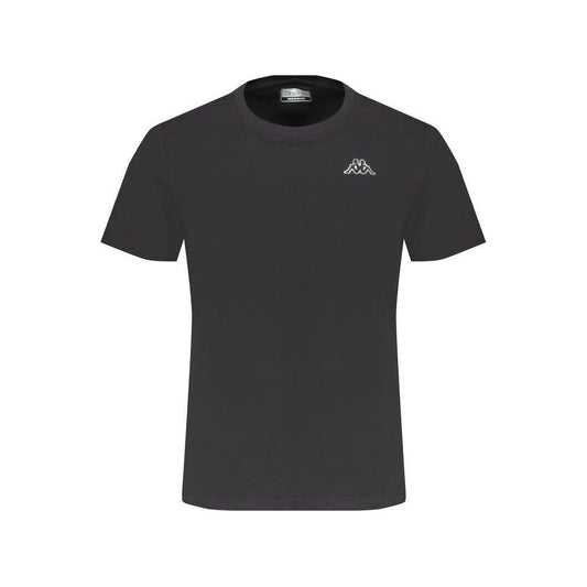 Kappa Black Cotton T-Shirt Kappa