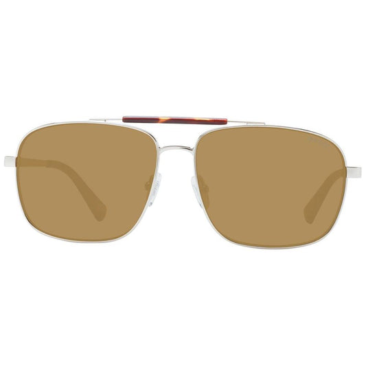 Guess Gold Unisex Sunglasses Guess