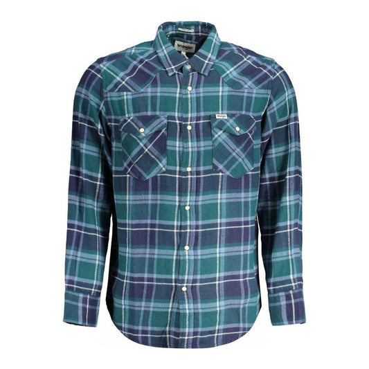 Wrangler Green Cotton Shirt