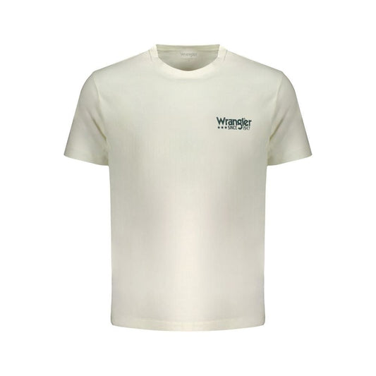 Wrangler White Cotton T-Shirt