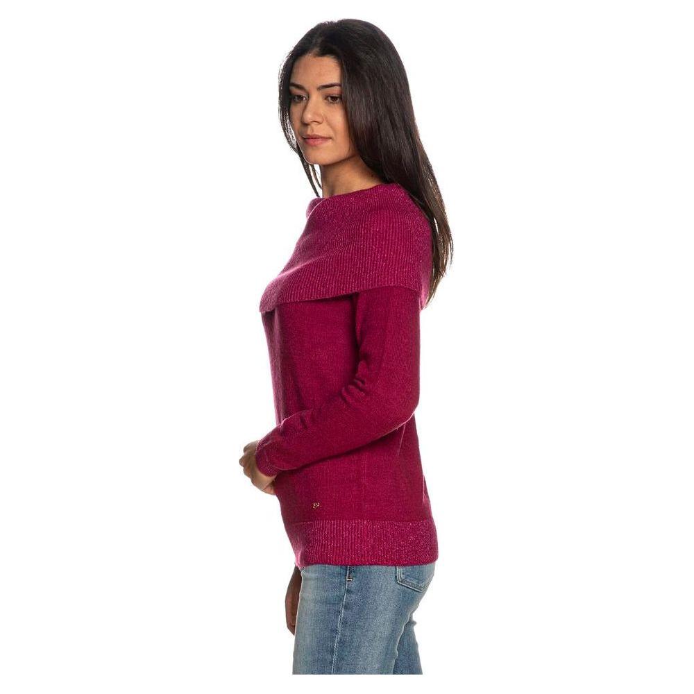 Yes Zee Fuchsia Viscose Sweater Yes Zee