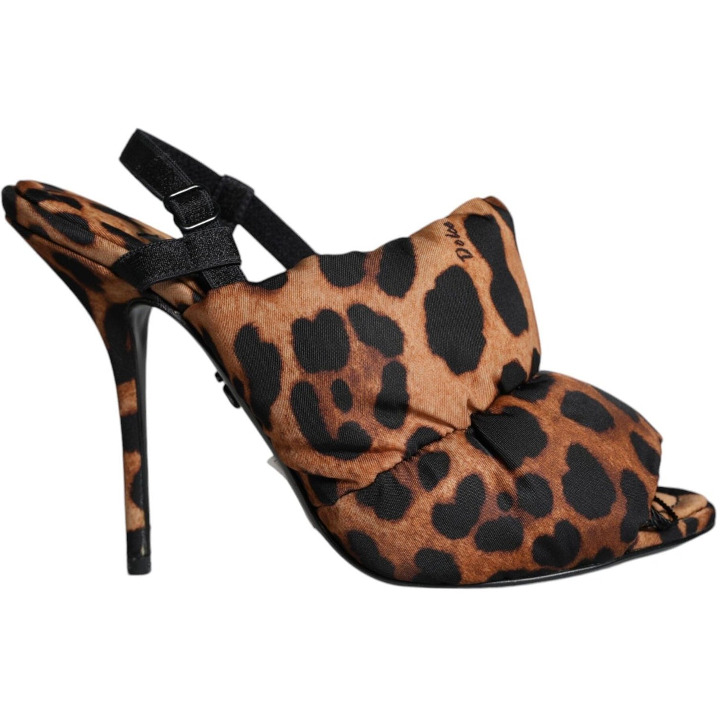 Dolce & Gabbana Brown Leopard Keira Slingback Sandals Shoes Dolce & Gabbana