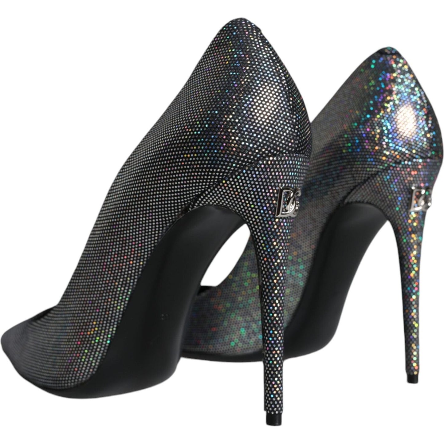 Dolce & Gabbana Multicolor Strass Leather Heels Pumps Shoes Dolce & Gabbana