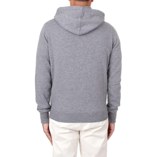 Alpha Studio Gray Wool Vergine Sweater Alpha Studio