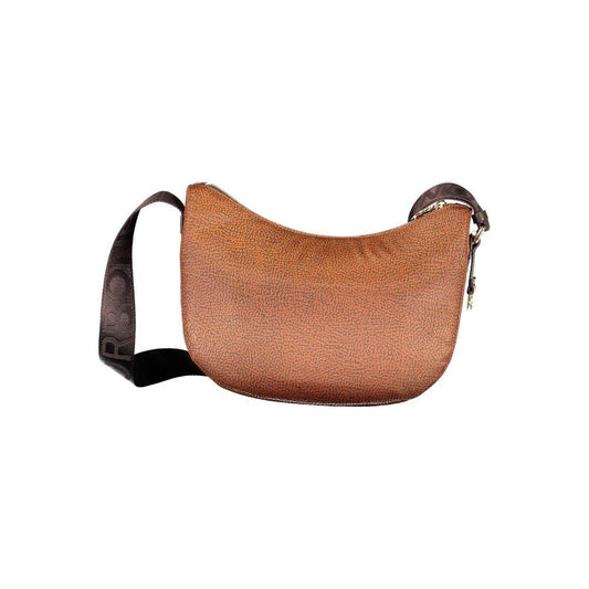 Borbonese Brown Polyester Handbag Borbonese