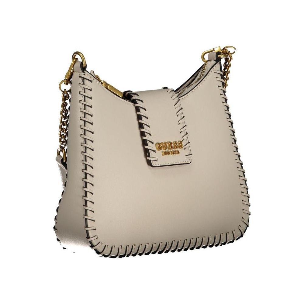 Guess Jeans Beige Polyethylene Handbag Guess Jeans