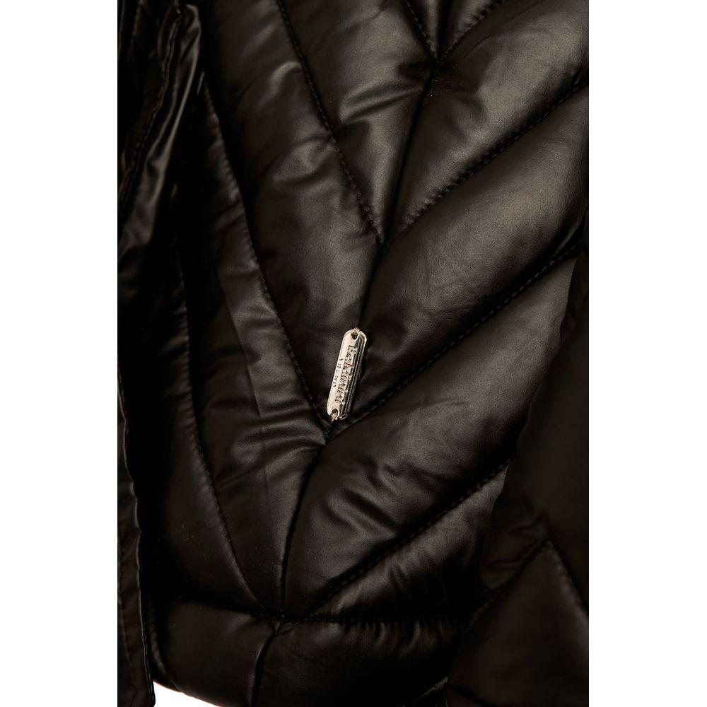 Baldinini Trend Black Polyester Women Jacket Baldinini Trend