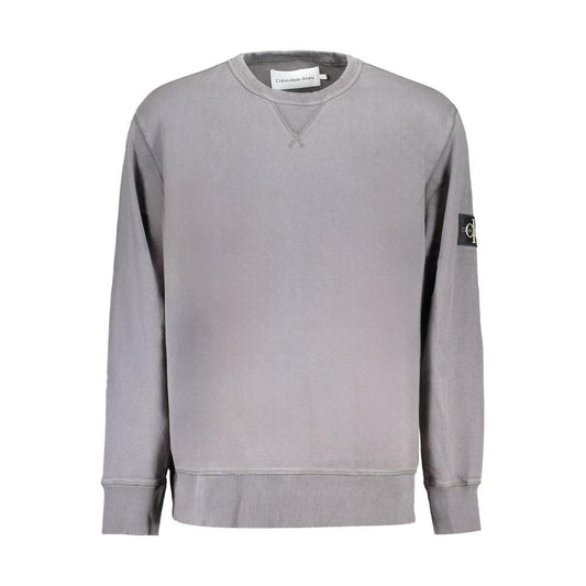 Calvin Klein Gray Cotton Sweater Calvin Klein