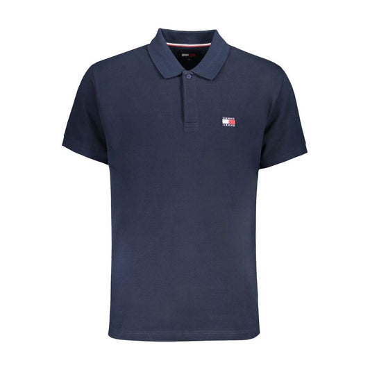 Tommy Hilfiger Blue Cotton Polo Shirt Tommy Hilfiger