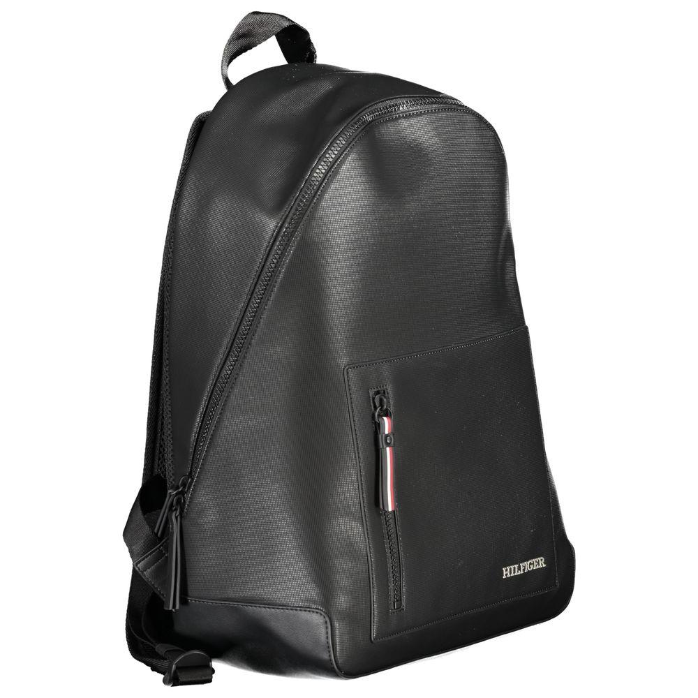 Tommy Hilfiger Black Polyester Backpack Tommy Hilfiger