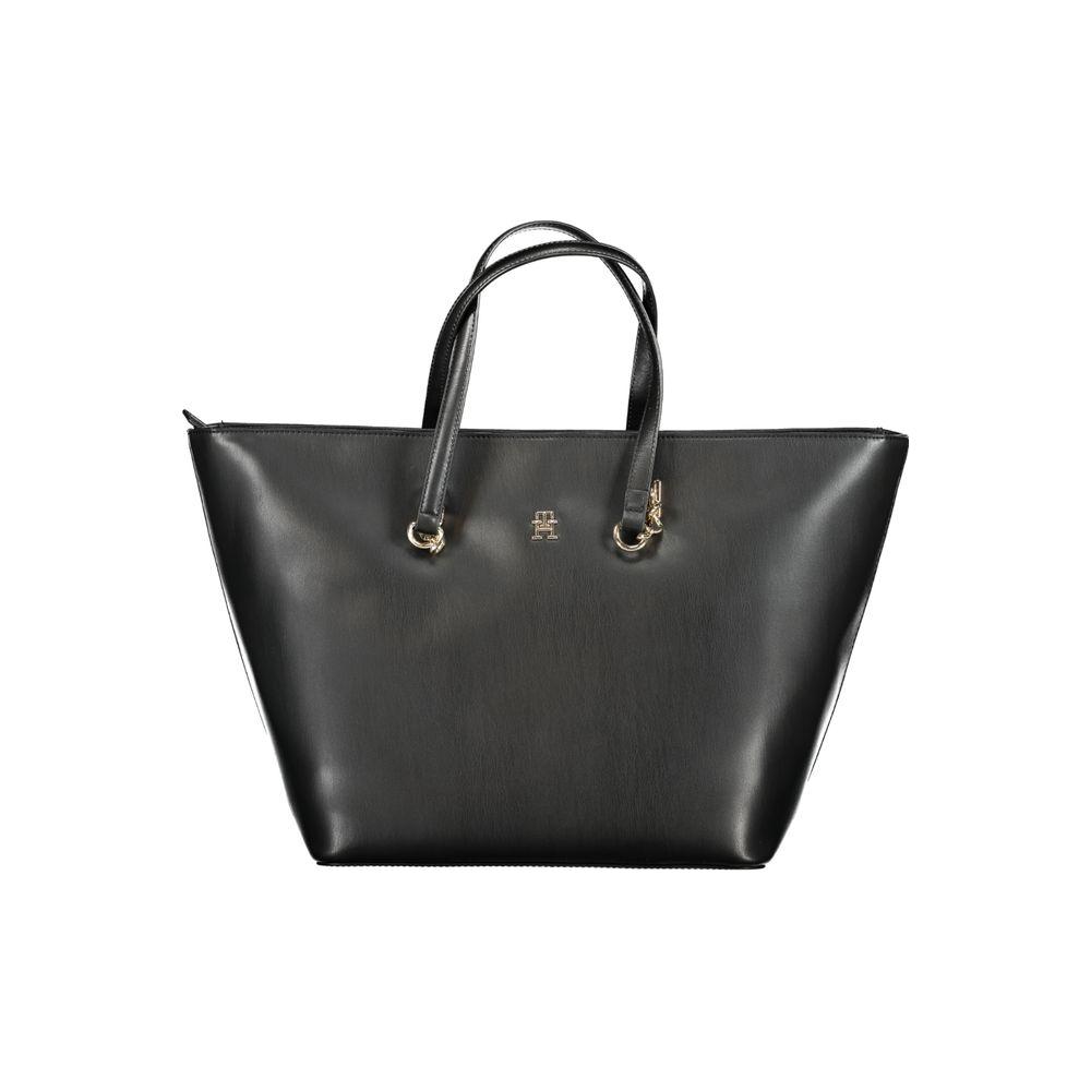 Tommy Hilfiger Black Polyethylene Handbag Tommy Hilfiger