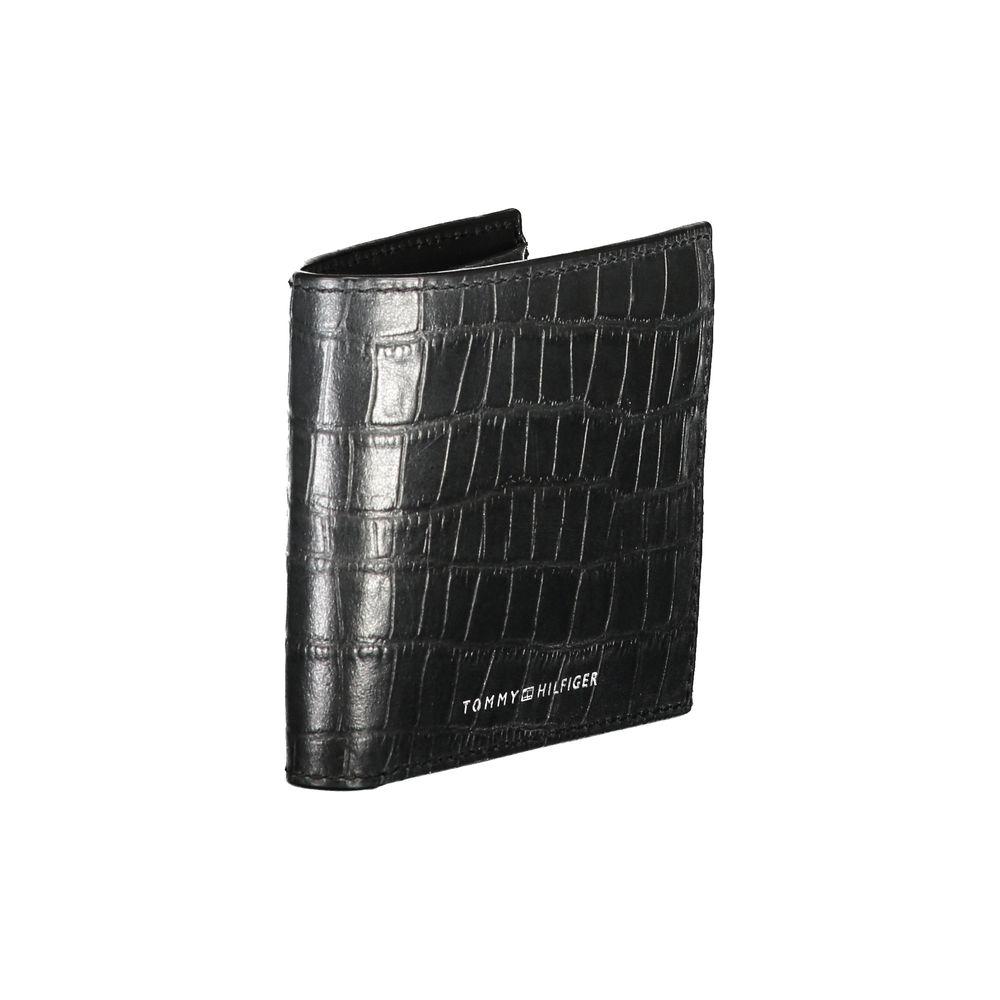 Tommy Hilfiger Black Leather Wallet Tommy Hilfiger