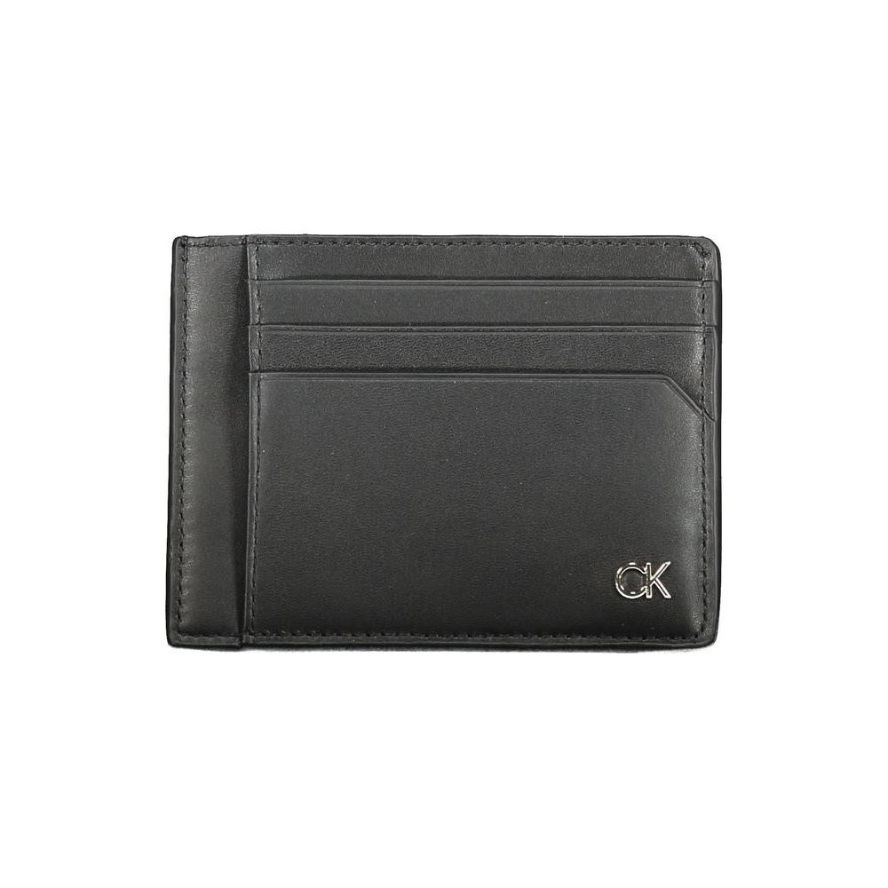 Calvin Klein Black Leather Wallet Calvin Klein