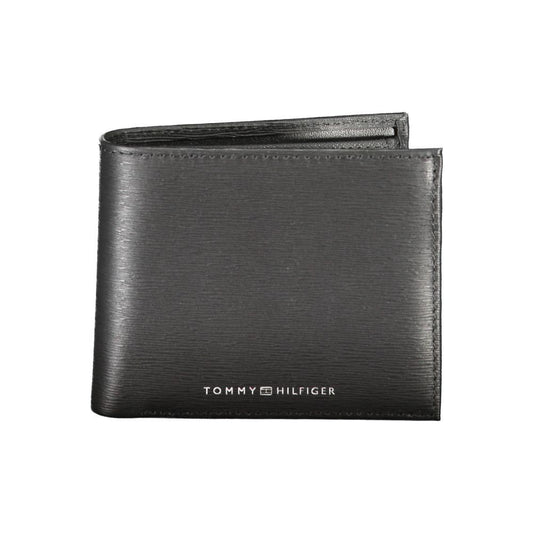 Tommy Hilfiger Black Leather Wallet Tommy Hilfiger