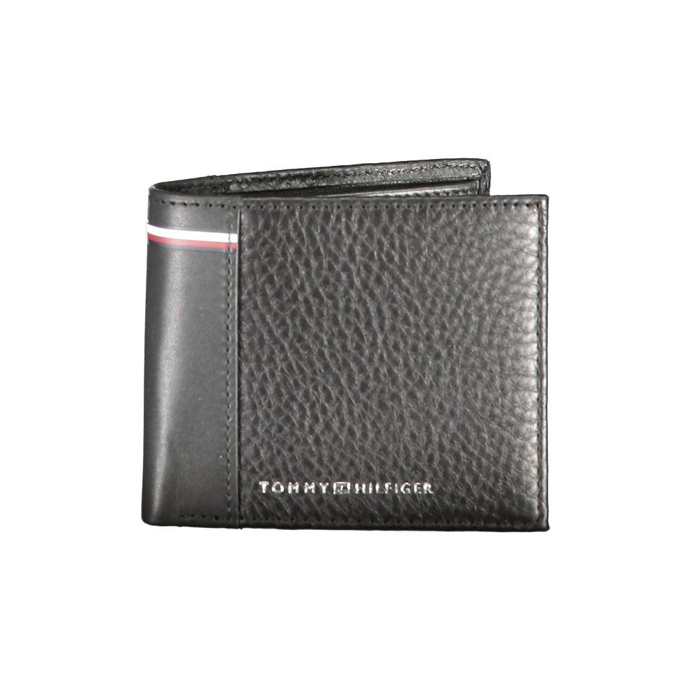 Tommy Hilfiger Black Leather Wallet Tommy Hilfiger