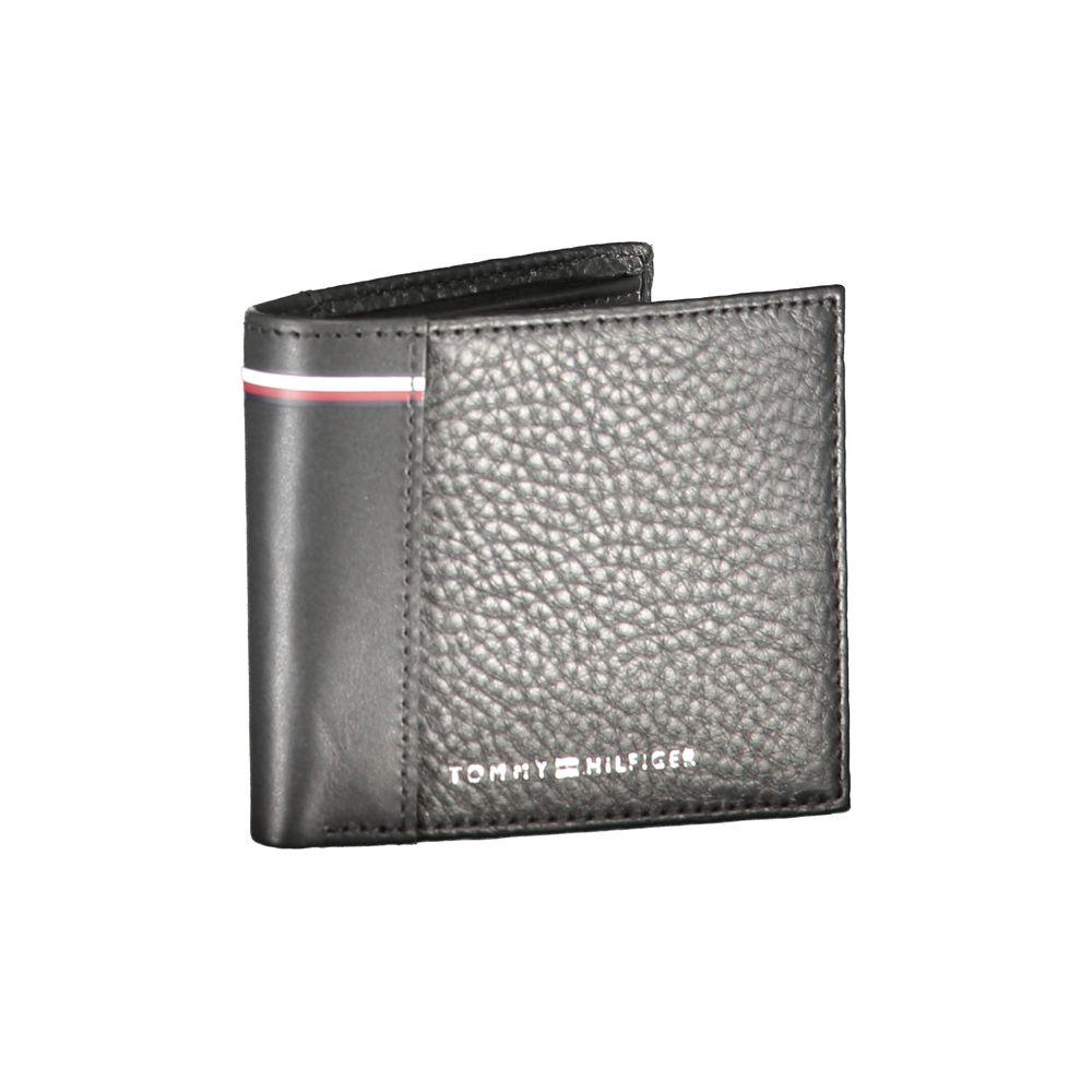 Tommy Hilfiger Black Leather Wallet Tommy Hilfiger