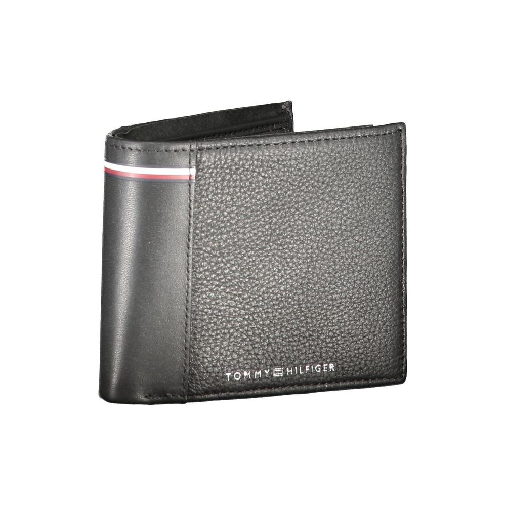 Tommy Hilfiger Black Leather Wallet Tommy Hilfiger