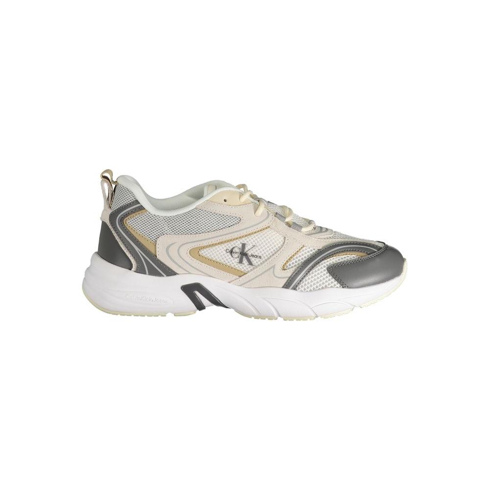 Calvin Klein Beige Polyester Sneaker Calvin Klein