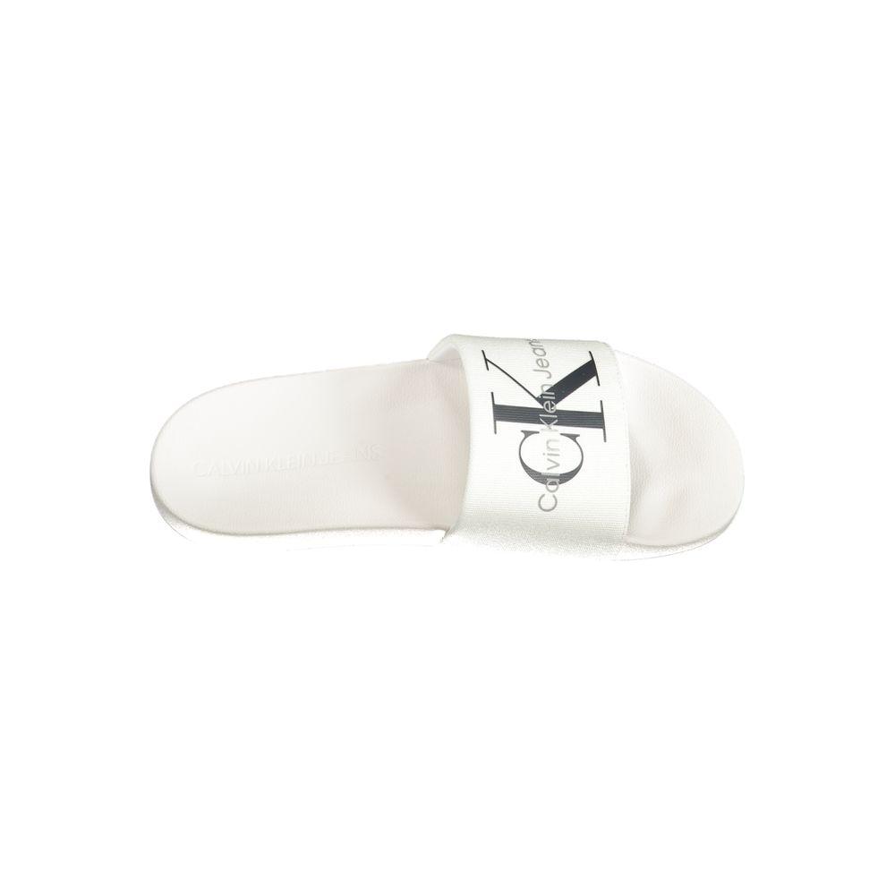 Calvin Klein White Polyester Sandal Calvin Klein