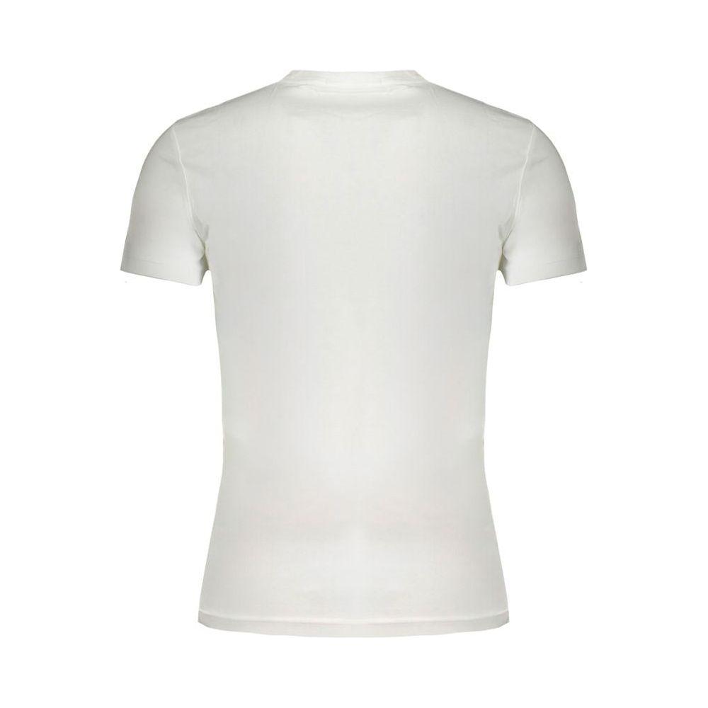 Calvin Klein White Cotton T-Shirt Calvin Klein