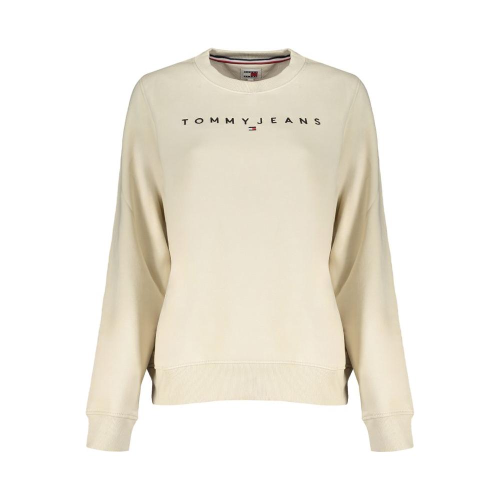 Tommy Hilfiger Beige Cotton Sweater Tommy Hilfiger