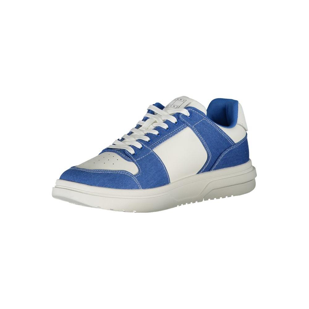 Tommy Hilfiger White Polyester Sneaker Tommy Hilfiger