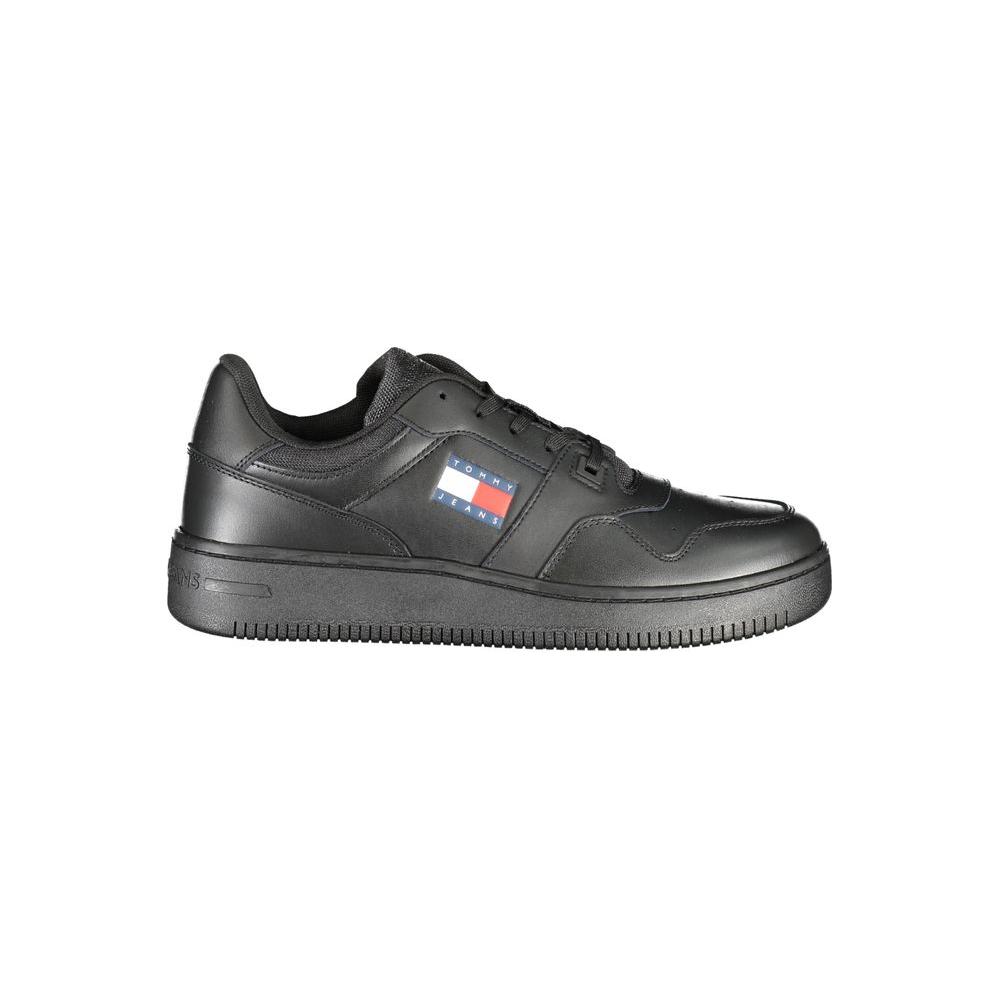 Tommy Hilfiger Black Polyester Sneaker Tommy Hilfiger