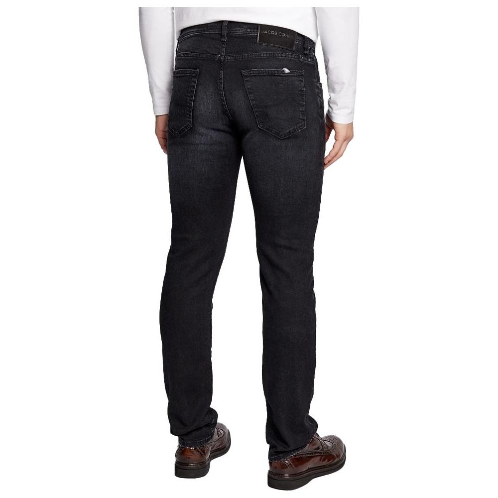 Jacob Cohen Black Cotton Jeans & Pant Jacob Cohen